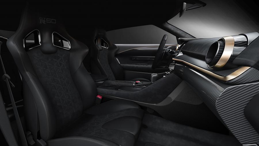 Интерьер Nissan GT-R50 Concept 2018 года  (фото 6 из 39)